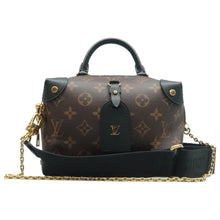 Load image into Gallery viewer, Louis Vuitton  Petite Malle Souple Monogram Canvas Shoulder Bag Black
