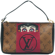 Load image into Gallery viewer, LOUIS VUITTON Pochette Accessoire Monogram Canvas Tote Bag Brown
