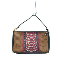 Load image into Gallery viewer, LOUIS VUITTON Pochette Accessoire Monogram Canvas Tote Bag Brown
