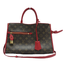 Load image into Gallery viewer, Louis Vuitton Popincourt Monogram Canvas Satchel Bag Bicolor
