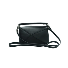 Load image into Gallery viewer, Loewe Puzzle Leather Satchel Bag Black
