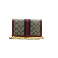 Load image into Gallery viewer, GUCCI Queen Margaret Canvas Shoulder Bag Brown
