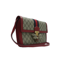 Load image into Gallery viewer, GUCCI Queen Margaret Canvas Shoulder Bag Brown

