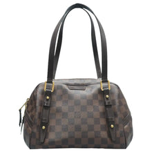 Load image into Gallery viewer, Louis Vuitton Rivington Damier Ebene Canvas Shoulder Bag Brown
