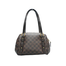 Load image into Gallery viewer, Louis Vuitton Rivington Damier Ebene Canvas Shoulder Bag Brown
