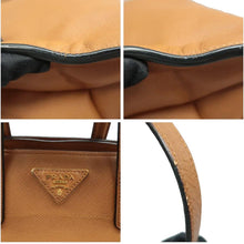 Load image into Gallery viewer, Prada  Galleria Double-Zip Medium Saffiano Leather Tote Bag Brown
