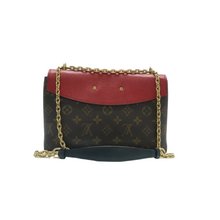 Load image into Gallery viewer, Louis Vuitton Saint Placide Monogram Canvas Shoulder Bag Red
