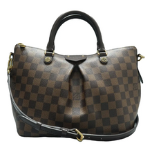Load image into Gallery viewer, Louis Vuitton Siena Damier Ebene Canvas Satchel Bag Brown
