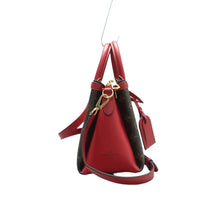 Load image into Gallery viewer, Louis Vuitton Soufflot BB Monogram Leather Shoulder Bag Red
