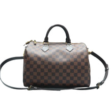 Load image into Gallery viewer, Louis Vuitton Speedy 30 Bandouliere Damier Ebene Shoulder Bag Brown
