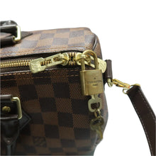 Load image into Gallery viewer, Louis Vuitton Speedy Bandouliere 30 Damier Ebene Canvas Satchel Brown
