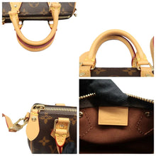 Load image into Gallery viewer, LOUIS VUITTON Speedy Bandouliere Monogram Canvas Satchel Bag Brown
