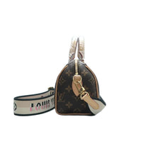 Load image into Gallery viewer, LOUIS VUITTON Speedy Bandouliere 20 Monogram Canvas Satchel Bag Brown
