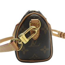 Load image into Gallery viewer, Louis Vuitton Speedy Bandouliere Nano Monogram Canvas Satchel Bag Brown
