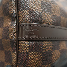 Load image into Gallery viewer, Louis Vuitton Speedy Bandouliere 30 Damier Ebene Canvas Satchel Bag Brown
