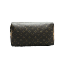 Load image into Gallery viewer, Louis Vuitton Speedy Bandouliere 30 Monogram Canvas Satchel Bag Brown
