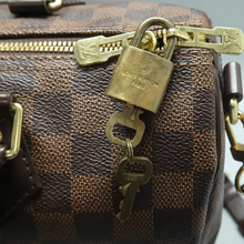 Load image into Gallery viewer, Louis Vuitton Speedy Bandouliere 30 Damier Ebene Canvas Satchel Bag Brown
