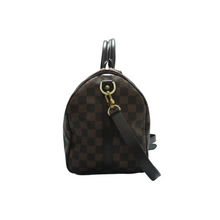 Load image into Gallery viewer, Louis Vuitton Speedy Bandouliere 30 Damier Ebene Canvas Satchel Bag Brown
