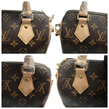 Load image into Gallery viewer, LOUIS VUITTON Speedy Bandouliere 20 Monogram Canvas Satchel Bag Brown
