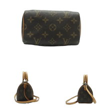 Load image into Gallery viewer, Louis Vuitton Speedy Nano Monogram Canvas Satchel Bag Brown

