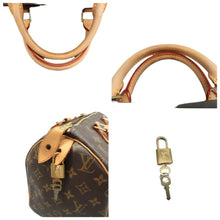 Load image into Gallery viewer, LOUIS VUITTON Speedy 30 Monogram Canvas Tote Bag Brown
