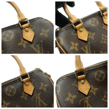 Load image into Gallery viewer, Louis Vuitton Speedy Nano Monogram Canvas Satchel Bag Brown
