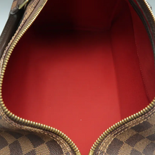 Load image into Gallery viewer, Louis Vuitton Speedy 35 Damier Ebene Canvas Tote Bag Brown
