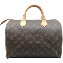 Load image into Gallery viewer, LOUIS VUITTON Speedy 30 Monogram Canvas Tote Bag Brown
