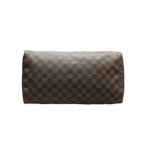 Load image into Gallery viewer, Louis Vuitton Speedy 35 Damier Ebene Canvas Tote Bag Brown
