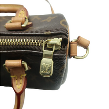 Load image into Gallery viewer, Louis Vuitton Speedy Nano Monogram Canvas Satchel Bag Brown
