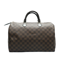 Load image into Gallery viewer, Louis Vuitton Speedy 35 Damier Ebene Canvas Tote Bag Brown
