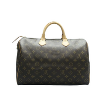 Load image into Gallery viewer, Louis Vuitton Speedy 35 Monogram Canvas Tote Bag Brown
