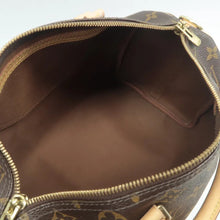 Load image into Gallery viewer, LOUIS VUITTON Speedy 30 Monogram Leather Satchel Bag Brown
