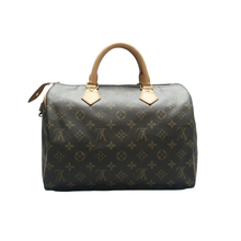 Load image into Gallery viewer, Louis Vuitton Speedy 30 Monogram Canvas Tote Bag Brown
