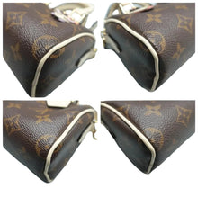 Load image into Gallery viewer, LOUIS VUITTON Speedy Nano Monogram Canvas Satchel Bag Brown
