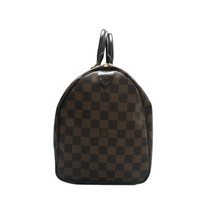 Load image into Gallery viewer, Louis Vuitton Speedy 35 Damier Ebene Canvas Tote Bag Brown
