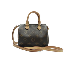 Load image into Gallery viewer, Louis Vuitton Speedy Nano Monogram Canvas Satchel Bag Brown
