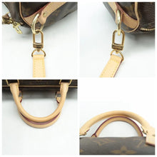 Load image into Gallery viewer, LOUIS VUITTON Speedy 30 Monogram Leather Satchel Bag Brown
