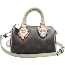 Load image into Gallery viewer, LOUIS VUITTON Speedy Nano Monogram Canvas Satchel Bag Brown
