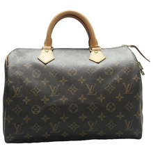 Load image into Gallery viewer, Louis Vuitton Speedy 30 Monogram Canvas Tote Bag Brown
