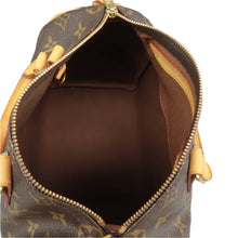 Load image into Gallery viewer, Louis Vuitton Speedy 25 Bandouliere Monogram Canvas Satchel Bag Brown
