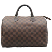 Load image into Gallery viewer, Louis Vuitton Speedy 30 Damier Ebene Satchel Bag Brown
