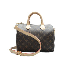 Load image into Gallery viewer, Louis Vuitton Speedy 25 Monogram Canvas Satchel Bag Brown
