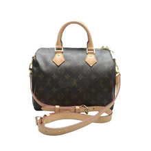 Load image into Gallery viewer, Louis Vuitton Speedy 25 Monogram Canvas Satchel Bag Brown
