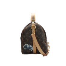 Load image into Gallery viewer, Louis Vuitton Speedy 30 Bandouliere World Tour Monogram Canvas Tote Bag Brown
