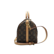 Load image into Gallery viewer, Louis Vuitton Speedy 30 Bandouliere World Tour Monogram Canvas Tote Bag Brown

