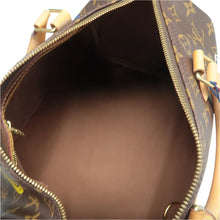 Load image into Gallery viewer, Louis Vuitton Speedy 30 Bandouliere World Tour Monogram Canvas Tote Bag Brown
