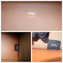 Load image into Gallery viewer, FENDI Sunshine Leather Satchel Bag Brown
