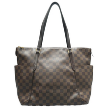 Load image into Gallery viewer, Louis Vuitton Totally MM Damier Ebene Canvas Shoulder Bag Brown
