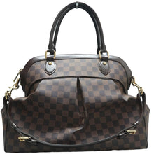 Load image into Gallery viewer, LOUIS VUITTON Trevi Damier Ebene Canvas Satchel Bag Brown
